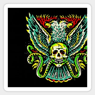 EAGLE AND SKULL Magnet